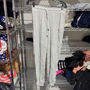 Zara Light Gray Knit Joggers